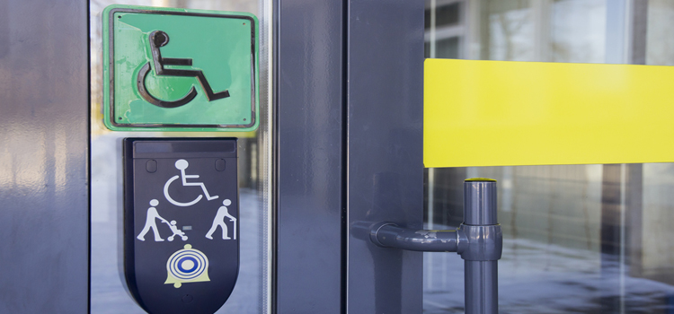 automatic handicap door opener in Burbank
